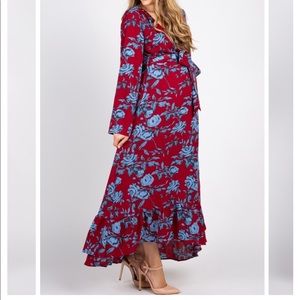Pinkblush Maternity Wrap Dress